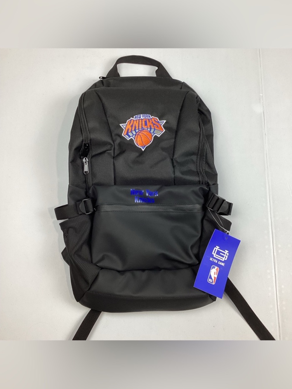 NBA New York Knicks Black Ultra Game Backpack NEW! Retail $49.99